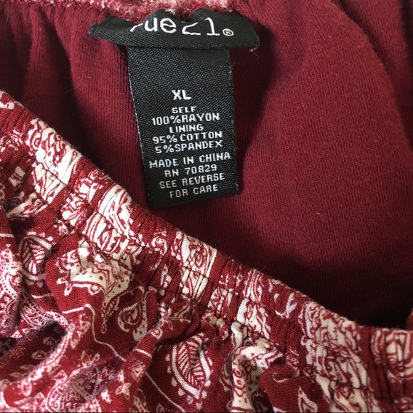 RUE21 | Off Shoulder Boho Crop Top EUC - Picture 5 of 9